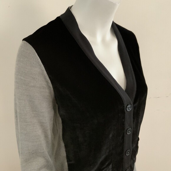 J. Crew Two Toned Sweater Long Sleeve Button Front FLAWED S - Picture 14 of 14